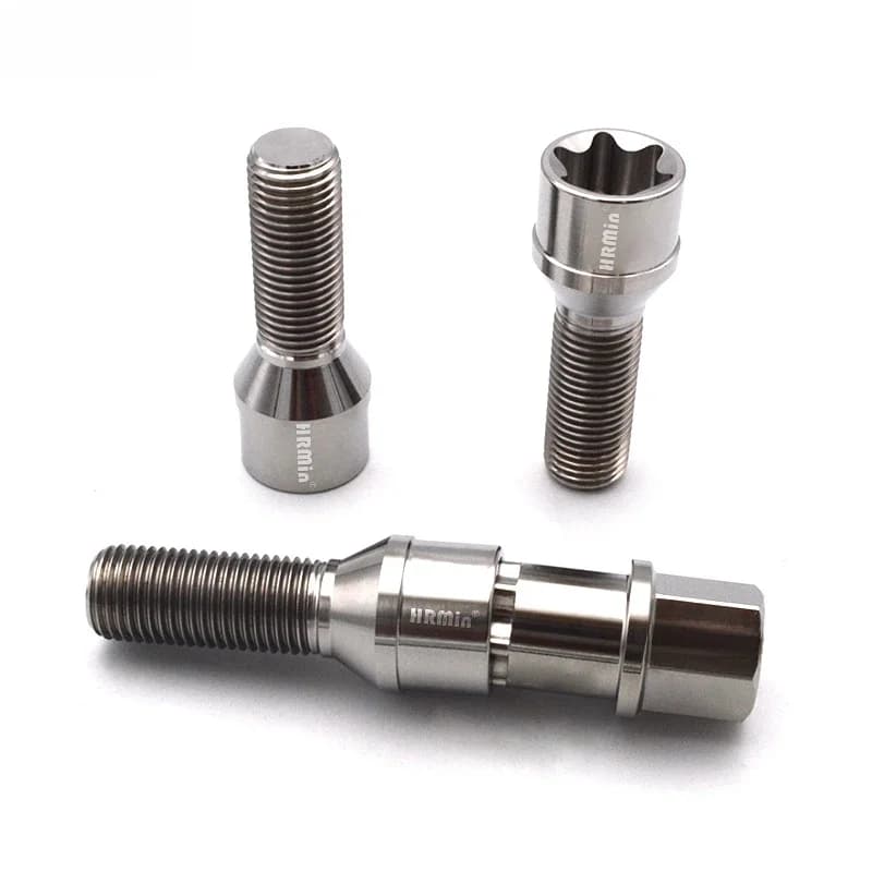 HRMin Gr.5 Titanium Cone Seat Torx Head Wheel Bolt Titanium Bolt M14*1.25*28-45mm for BMW Mini Rolls-Royces