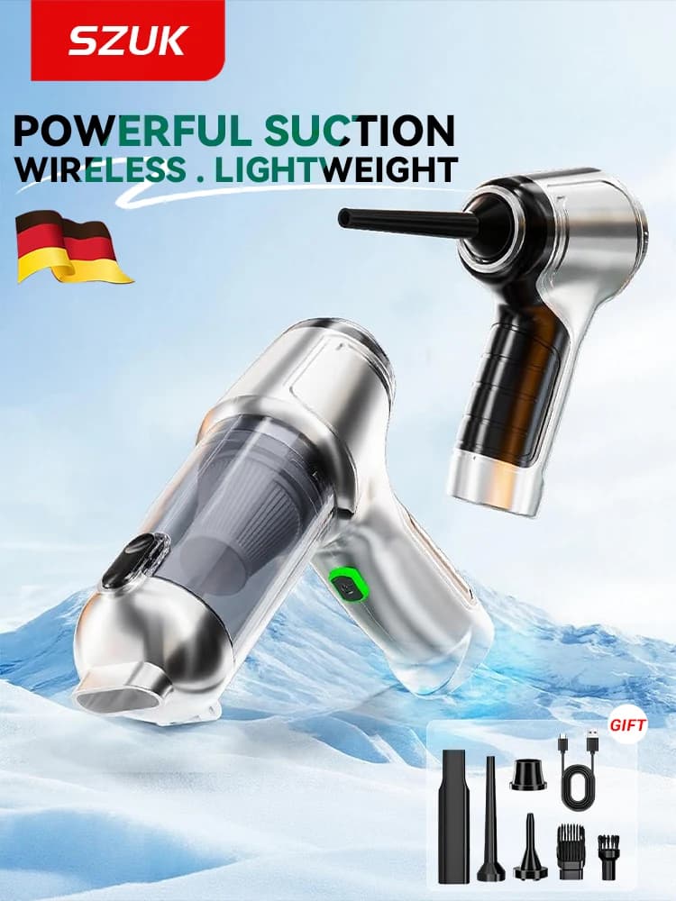 SZUK Car Vacuum Cleaner 638000PA Powerful Suction Wireless Cleaner Handheld Portable Vacuum Cleaner for car Mini Vacuum Cleaner