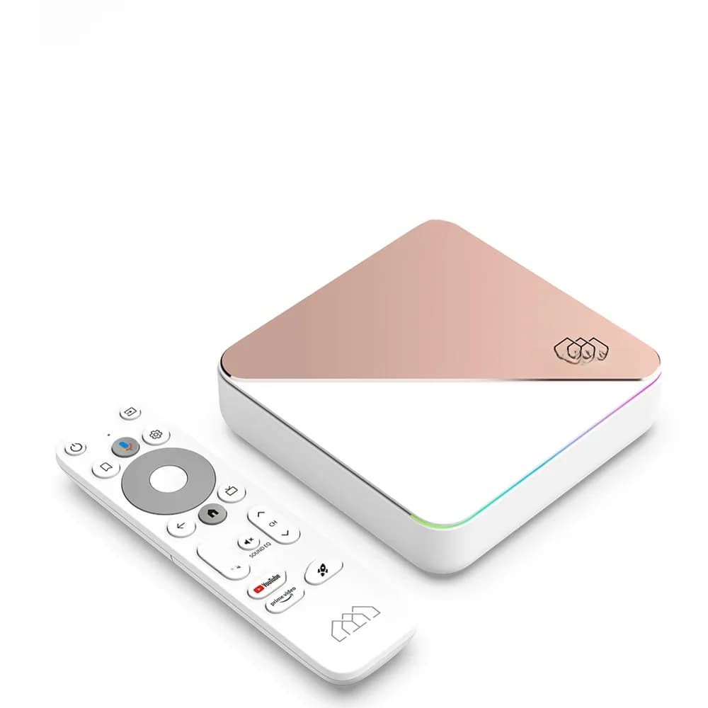 HOMATICS Box R 4K Plus TV Box AndroidTV 14 Netflix Google Certified Amlogic S905X4 4G32G Support DTS Dolby Audio AV1 Wifi6 BT5.0