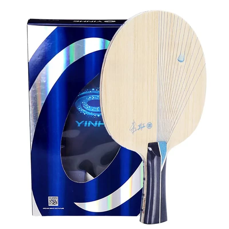 YINHE PRO 01 Table Tennis Blade Outer Blue ALC Fiber Ultra Offensive Ping Pong Blade with Original Packing Box