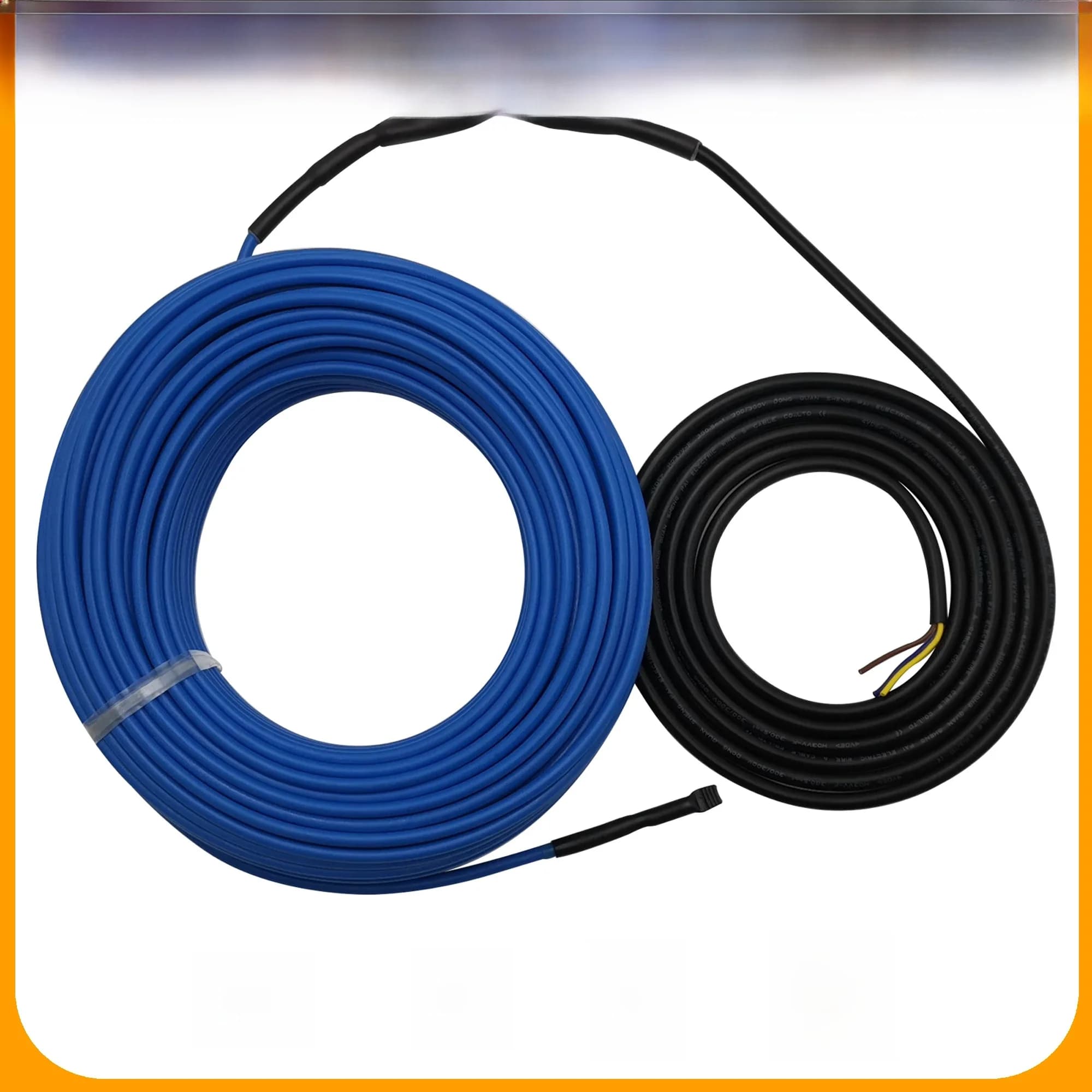 20W 5~160m Infrared Insulated Alloy Heating Wire Cable Used for Under Tile Laminate Floor Heating System Driveway Snow Melting