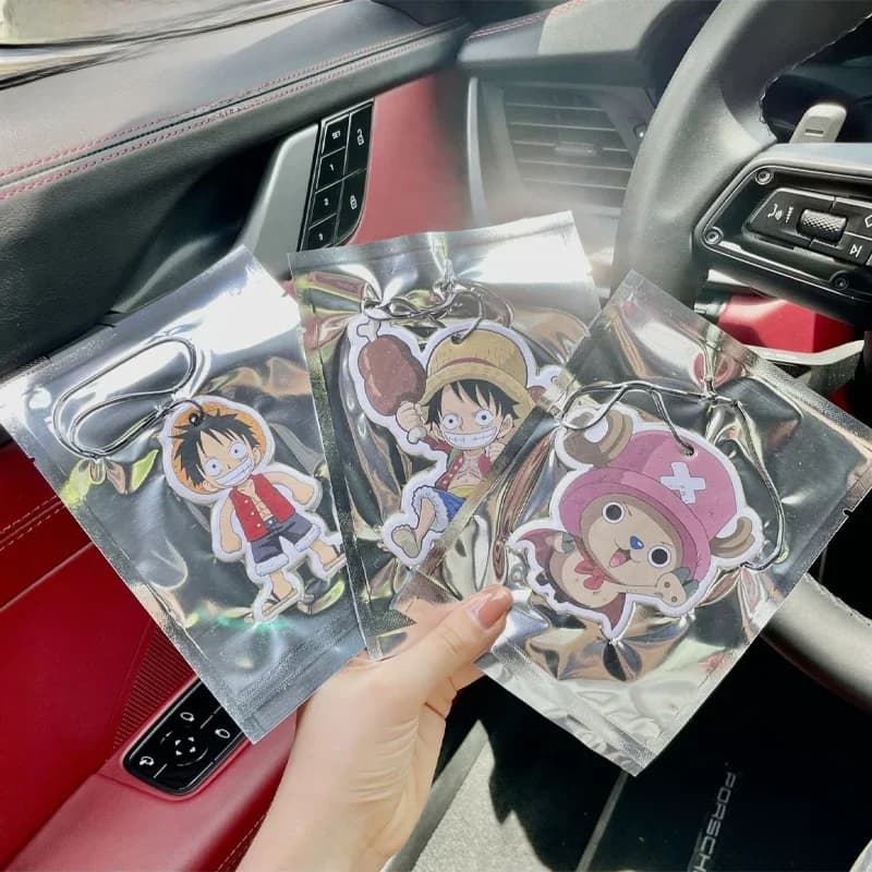 One Piece Luff Car Fragrance Anime Car Long-lasting Aromatherapy Fragrance Piece Pendant Decoration Car Interior Accessories