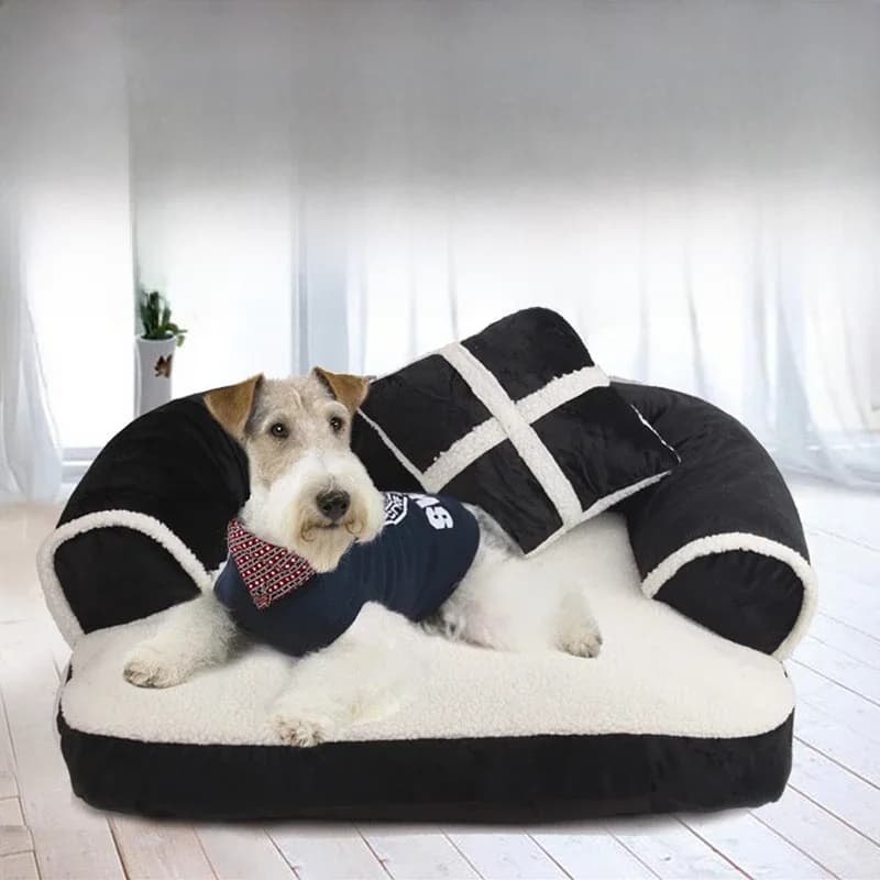 Soft Dog Beds Cat Sofa Best Pet House For Small Medium Dogs Cats Nest Classic England Style Winter Warm Sleeping Bed Puppy Mat