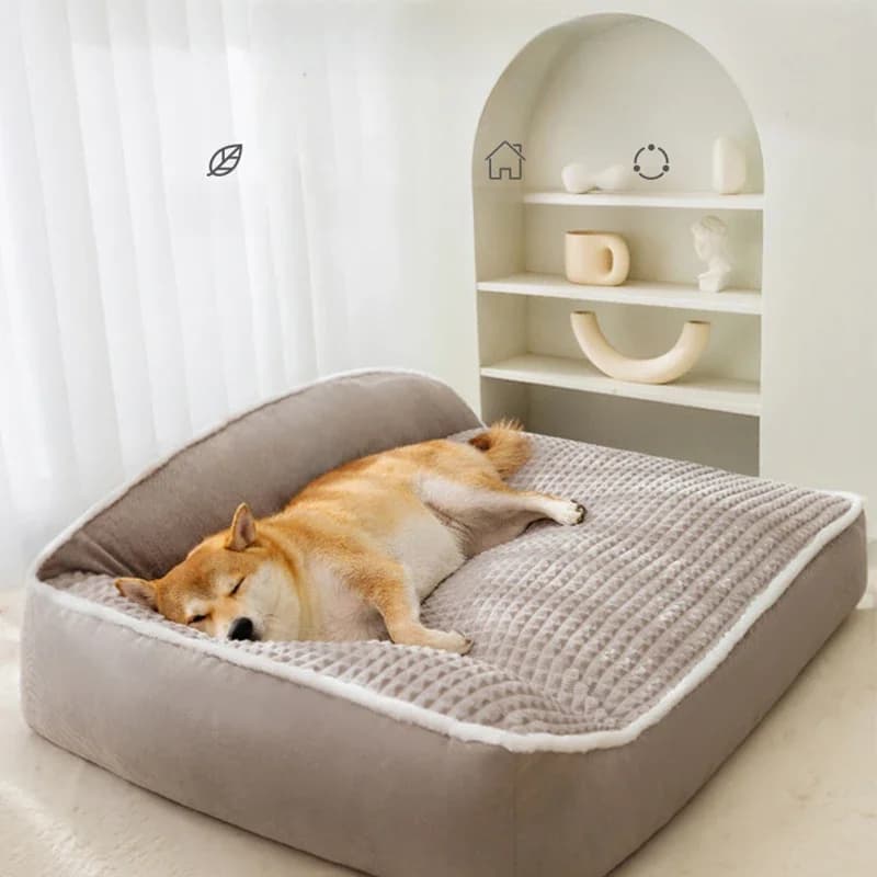 New Cat Bed Dog Pet Bed Kennel Non-Slip Winter Warm Small Dog Kennel Sleeping Removed Washed Soft Puppy Cushion Cat Supplies