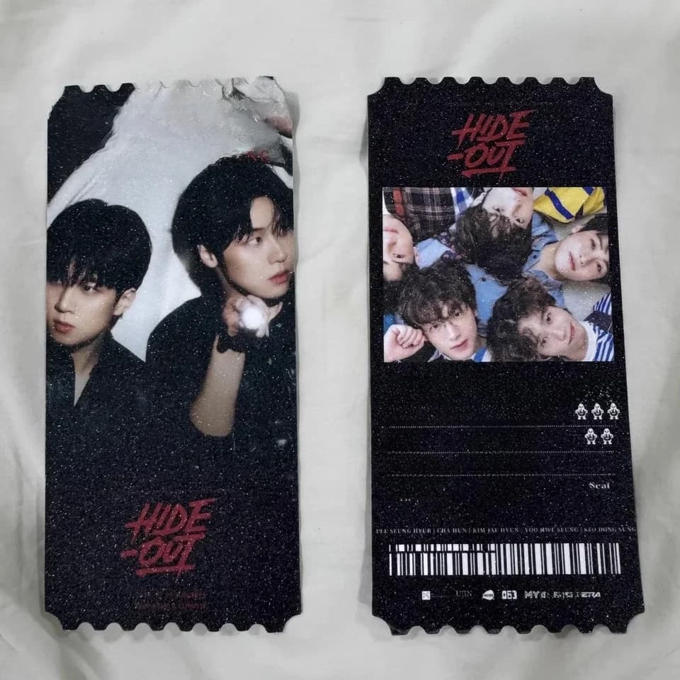 Custom Kpop Tickets Concert Musicals For Idol's Event 20 pieces