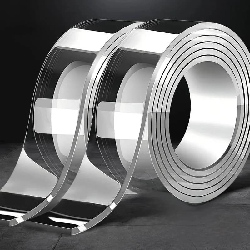 Nano Double sided Adhesive Tape Extra Strong Waterproof Transparent Traceless Tape Thickened Reusable Decorative Tape Home Tools
