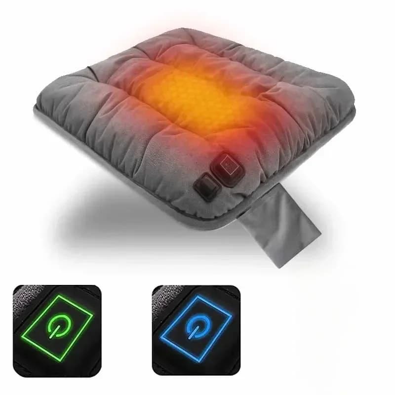 Adjustable Temperature Electric Heating Pad Cushion Chair Car Pet Body Winter Warmer 3 Level Blanket Comfortable Cat Dog 10W
