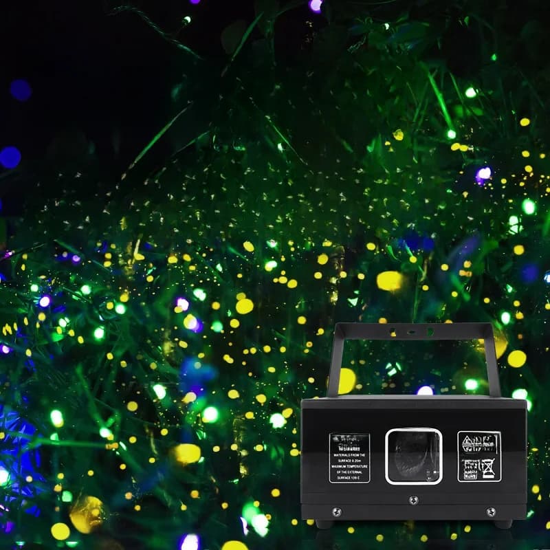 Firefly Laser Light DJ Laser Light Stage Effect Light Waterproof Starry Sky Laser Light Party Light for Wedding Christmas Garden