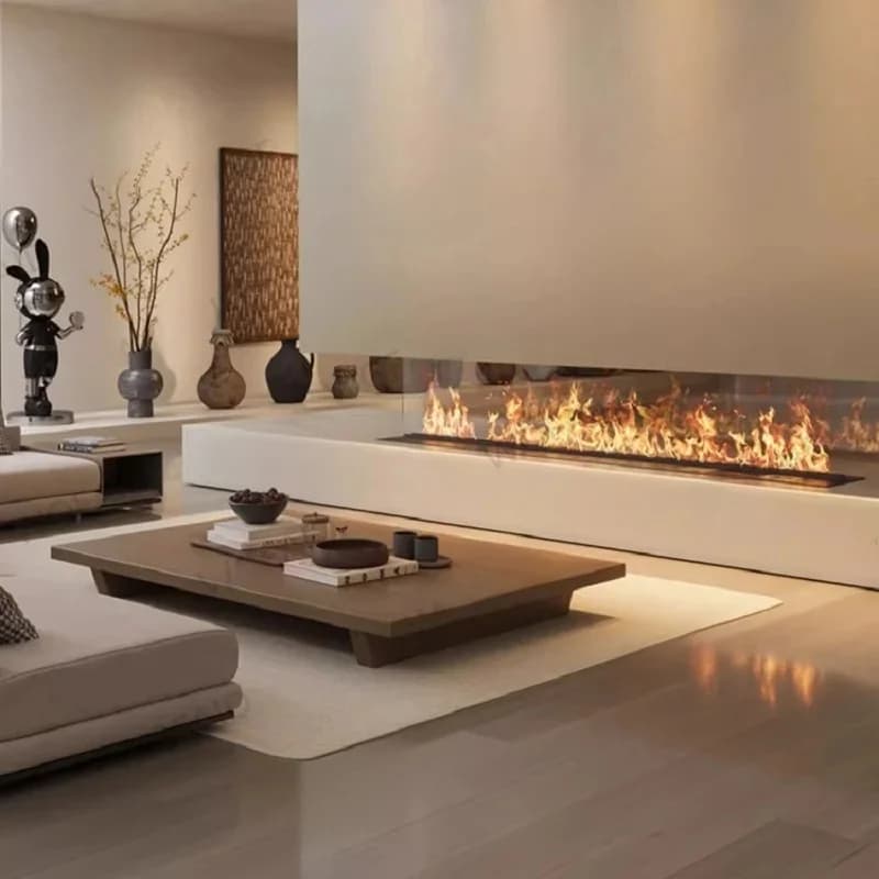 5 Year Warranty 3d Automizing Water Vapor Electric Fireplace Artificial Fire Flame for Living Room Decoration Fireplace