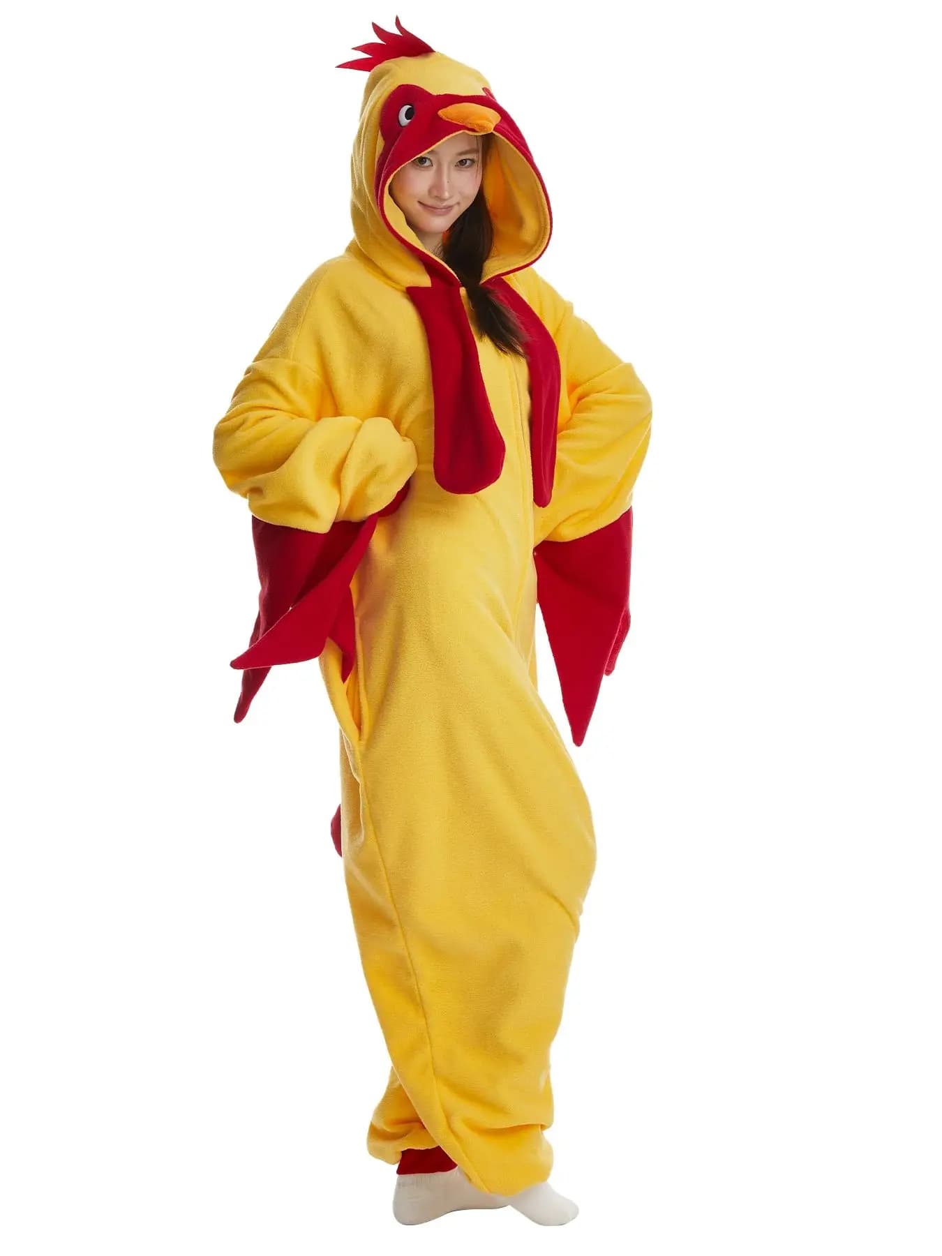 Onesieshow Animal Kigurumi Pyjamas Halloween Onesies Adult Kids Cartoon Rooster Pajama Cosplay Party Costume Women Men Homewear