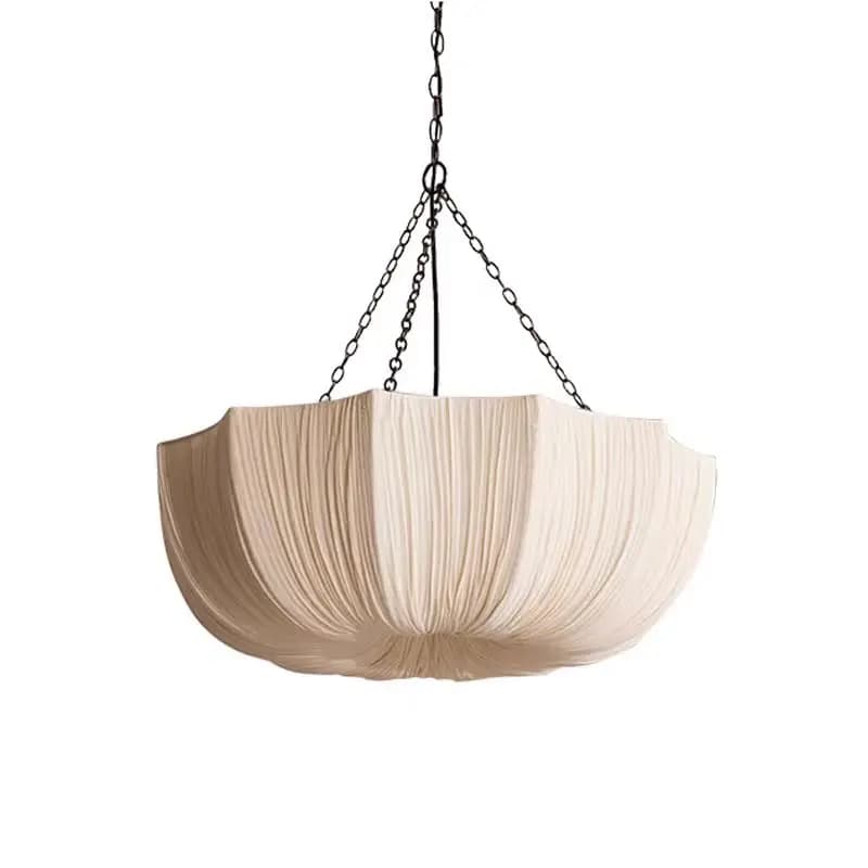 Japanese Fabric Pendant Lights wabi sabi umbrella light Living Dining Room Home Decor Bedroom  Mid century Rustic hanging lamp