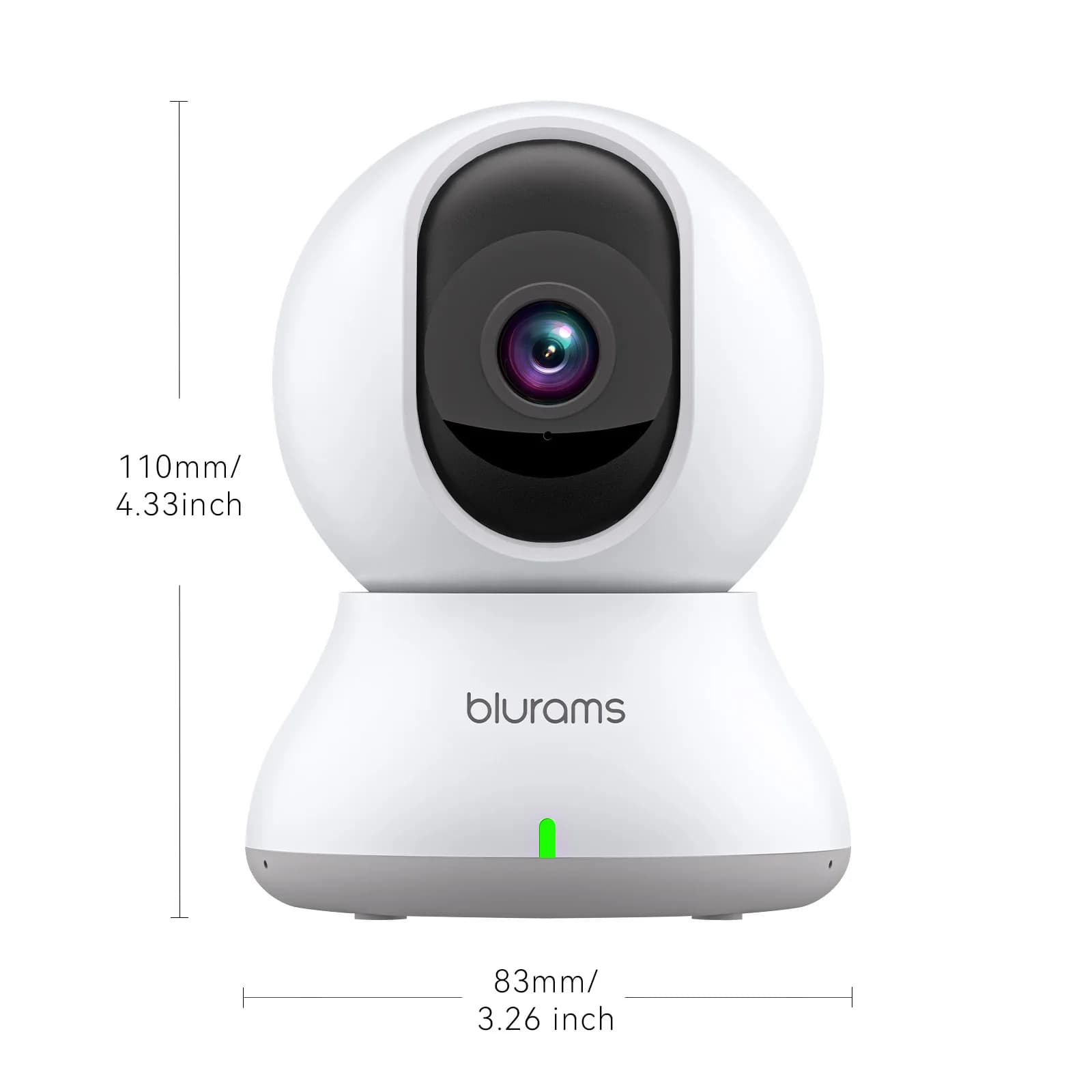 Baby Monitor Camera 2K HD Home Security Camera with Motion Detection and Two-Way Audio, Easy Setup, Clear Day & Night