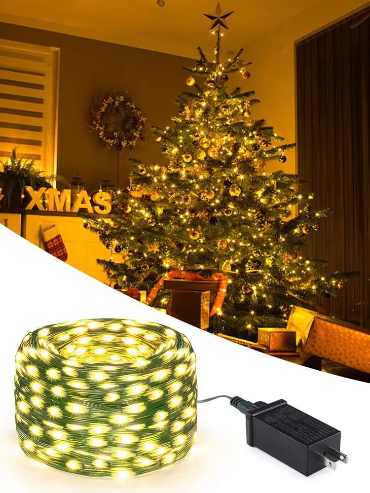 Festival Garland LED Fairy Light Wedding Party Holiday Lighting Room Decoration Lamp With Power Adapter 8 Modes Adjustable