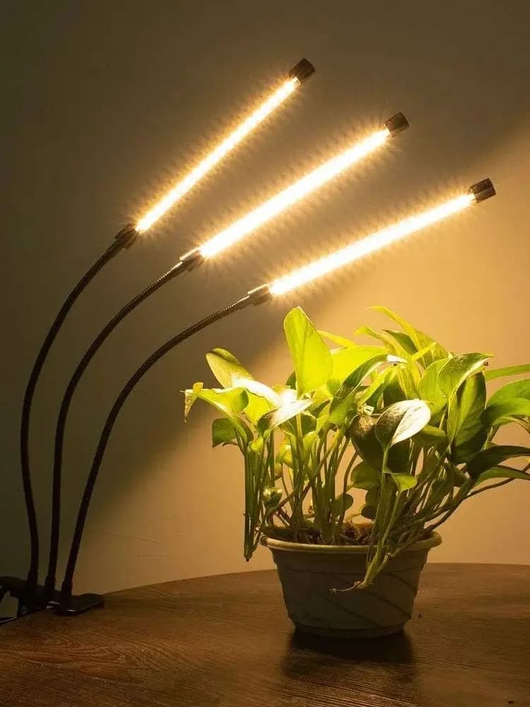LED USB Clip Grow Light 3000K Full Spectrum Plant Lamp Timing Control Indoor Greenhouse Flower Seedling Phyto Lamp 1-5Heads
