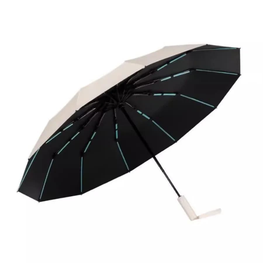 60K Extra Large Reinforced Wind-resistant Rain-resistant Dual-purpose UV-resistant Fully Automatic Telescopic Handle Umbrella