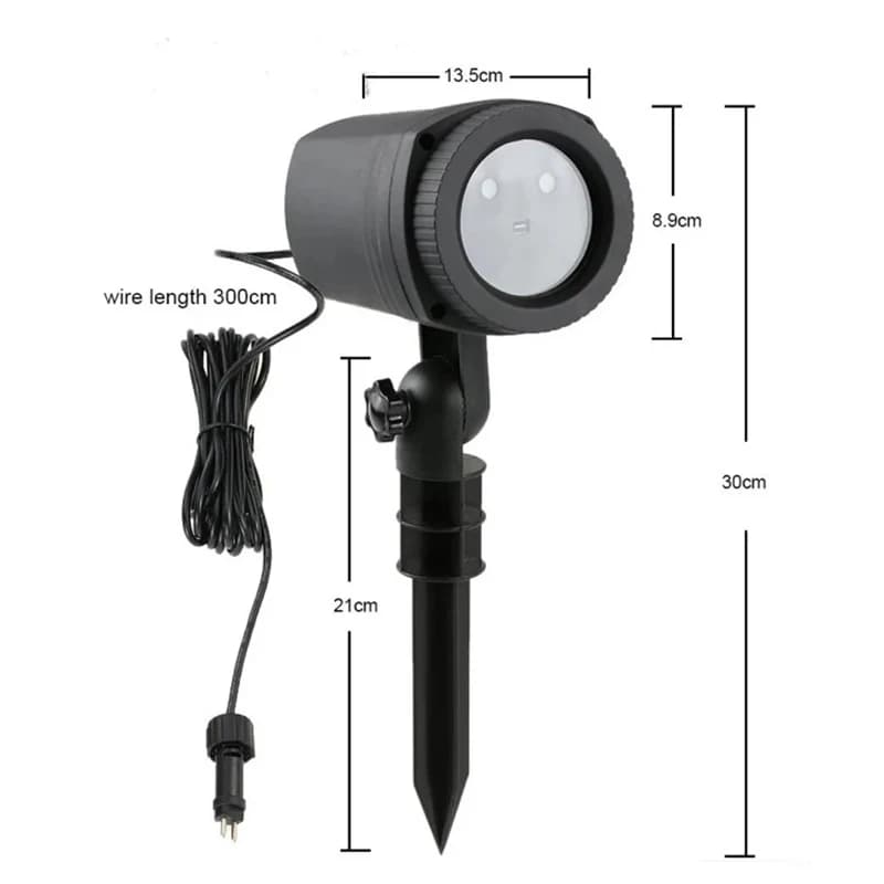 Christmas Party oving Starry Laser Projector Led Stage Light Rotating Xmas Outdoor Holiday Lighting Christmas Decor