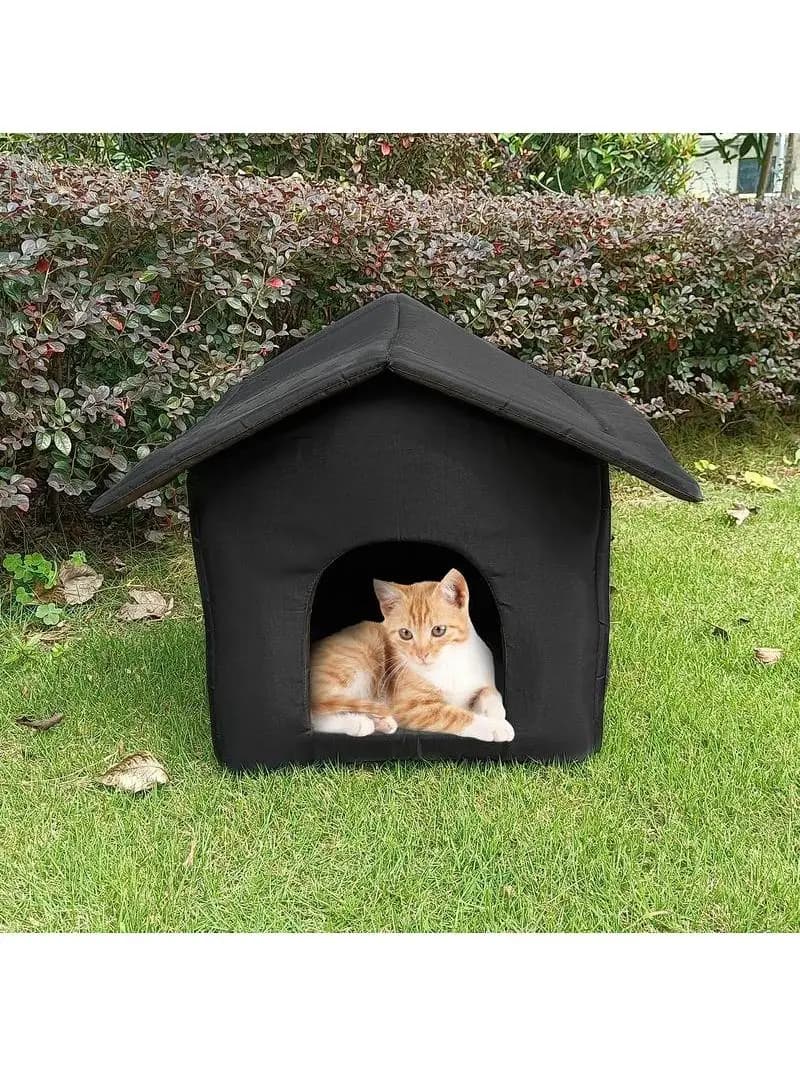 Waterproof Outdoor Pet House Thickened Cat Nest Tent Cabin Pet Bed Tent Shelter Cat Kennel Portable Travel Nest Pet Home