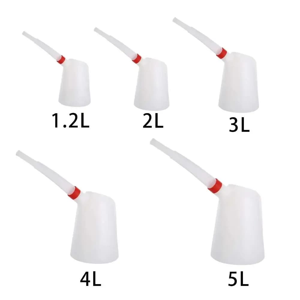 Plastic Oil Measuring Jug 1.2/2/3/4/5 Litre with Pouring Spout Container Oiler Plastic Oiler Oil Pot For Car Motorcycle