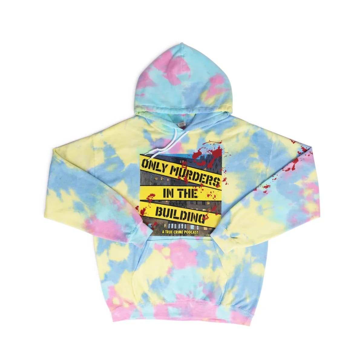 Only Murders in the Building Bloody Tie Dye Hoodie Merch Hoodies Cosplay Women Men Fashion Casual Hooded Sweatshirts