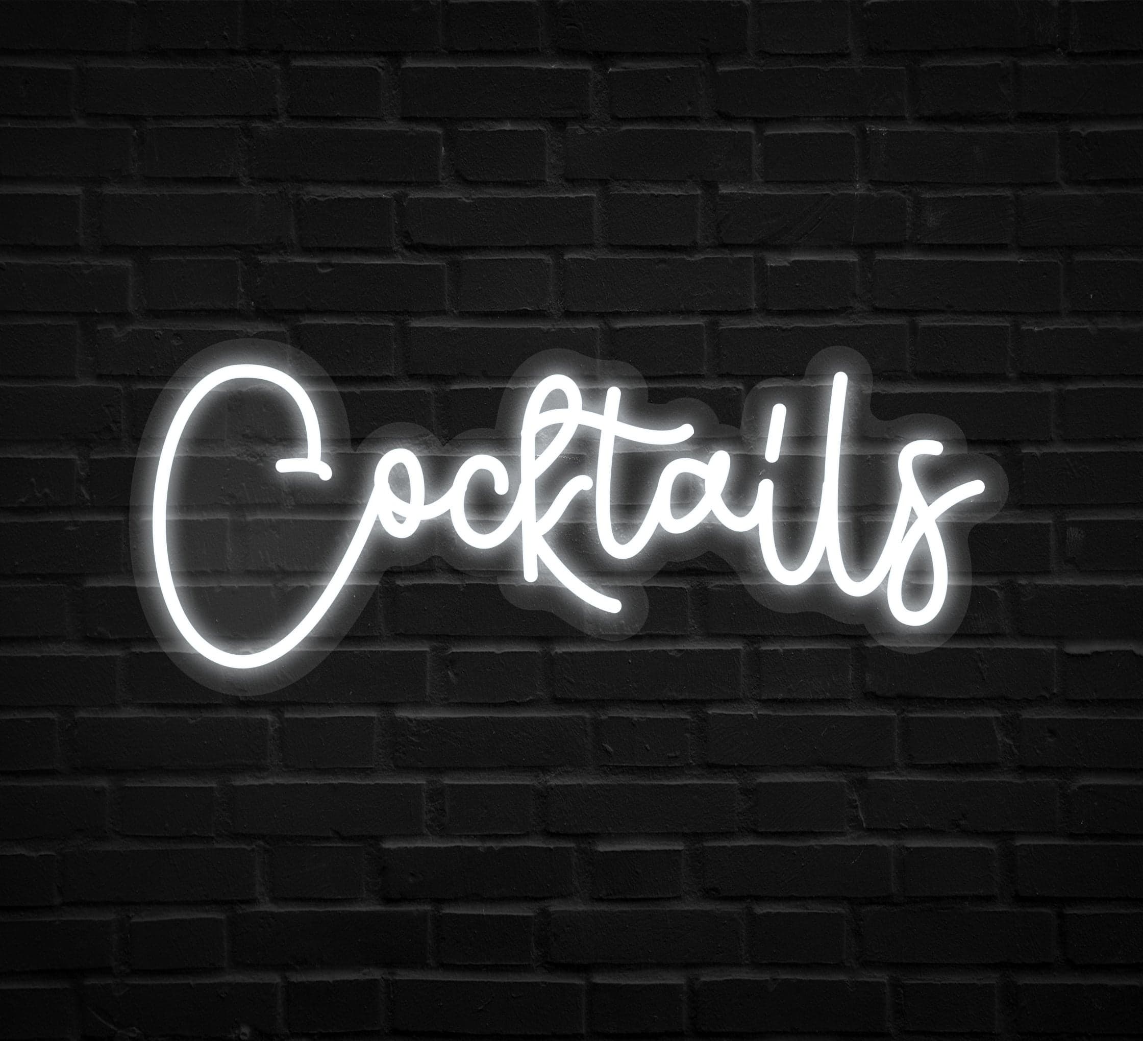 Neon Cocktails Sign