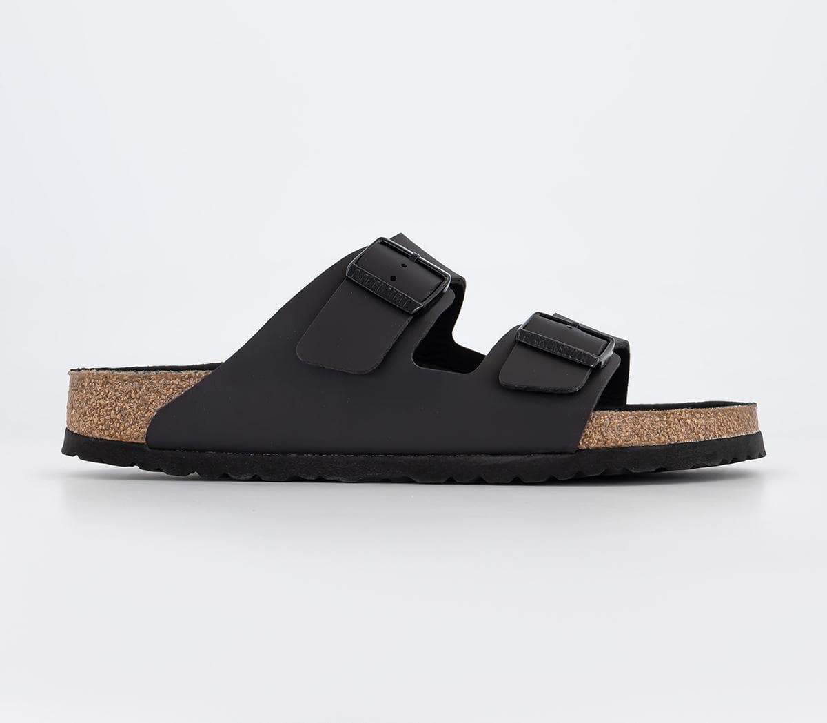 Birkenstock Mens Arizona Two Strap Sandals Triple Black, 7
