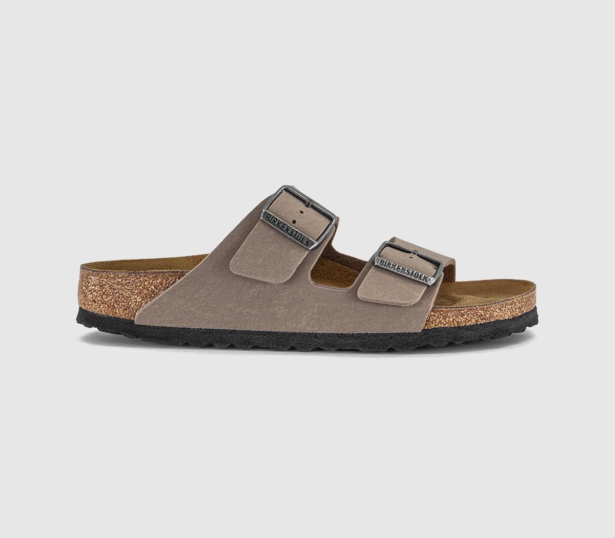 Birkenstock Mens Arizona Two Strap Sandals Grey Taupe Bfbc, 8