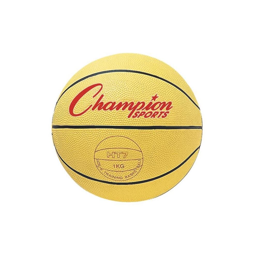 Champion Sports HT74 29.5 in. Weighted Basketball Trainer&, Yellow - 4.5 lbs