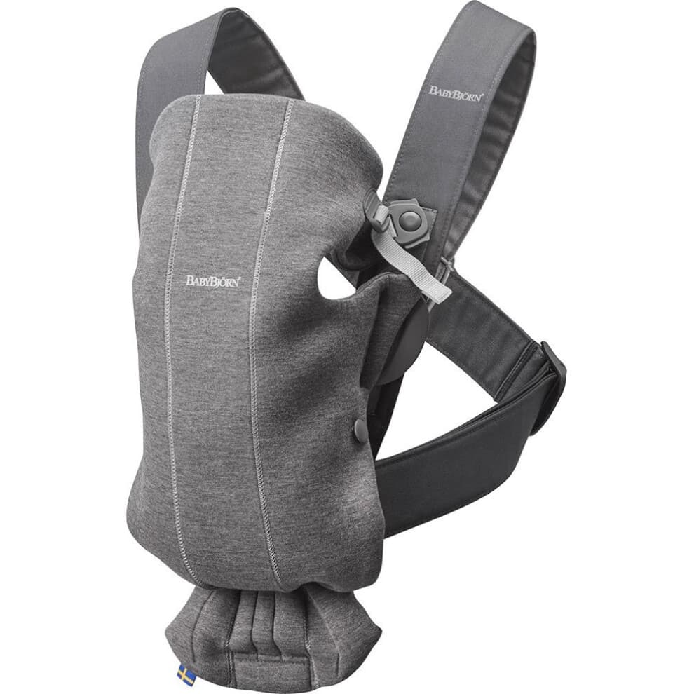 BABYBJÖRN Baby Carrier Mini, 3D Jersey,  Dark Grey