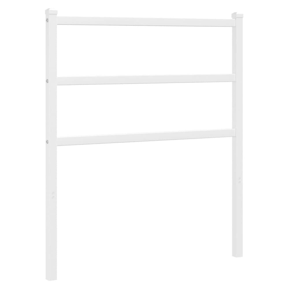 (white, 80 cm) vidaXL Metal Headboard Bedroom Home Decorative Bed Header Metal Bed Headboard