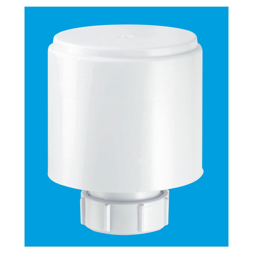 McAlpine SWLFCV 1¼" Screened Breather/Filter/Frost Cover with compression joint to pipe