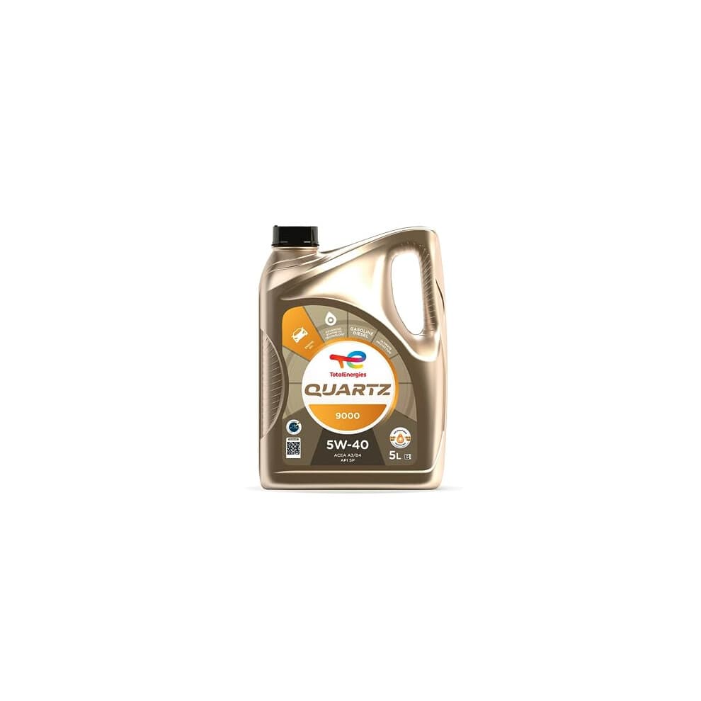 TOTALENERGIES 5W40 Engine Oil Quartz 9000 Diesel ACEA A3B4 API SNCF AgeResistance Technology Advanced Synthetic Motor Oil Lubricant 5L
