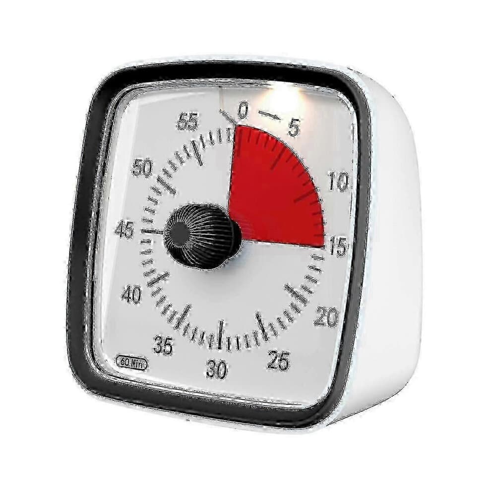 60 Minute Timer, Classroom Timer, Countdown Timer for Kids and Adults, Time Management Tool for Teaching (Black)