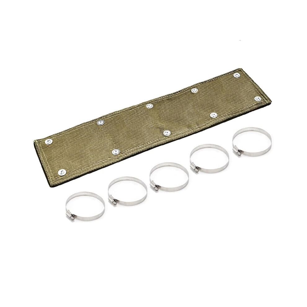 Exhaust Pipe Insulation Sleeve High-Temperature Fire-Retardant Exhaust Manifold 1200F Automotive Accessories