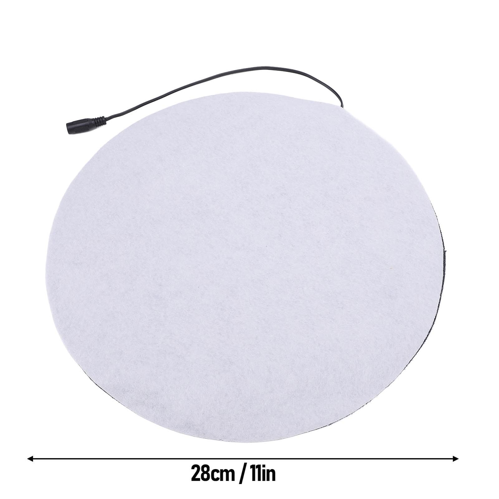 ԾUSB Heating Pad For Small Pets PU Leather Round Heated Plate 3 Levels Tempe view 2