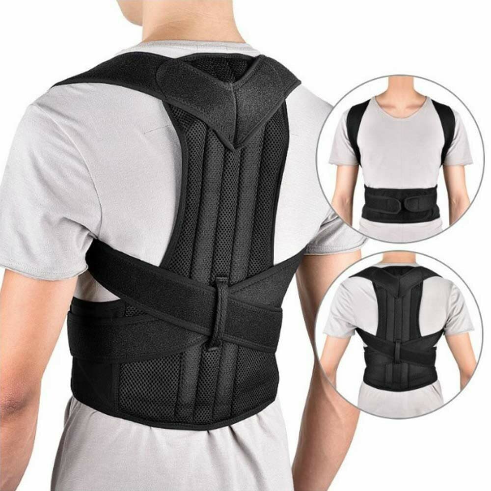 Adjustable Posture Corrector Slouch Shoulder Corset Back Lumbar Brace Support