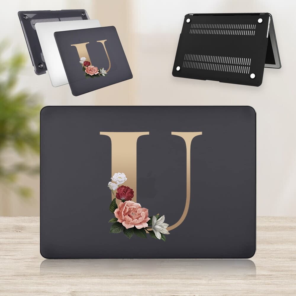 Initial Letters Shell Case Cover -For Apple MACBOOK Air 11\"/Air 13\"/Air 13.6\" UK