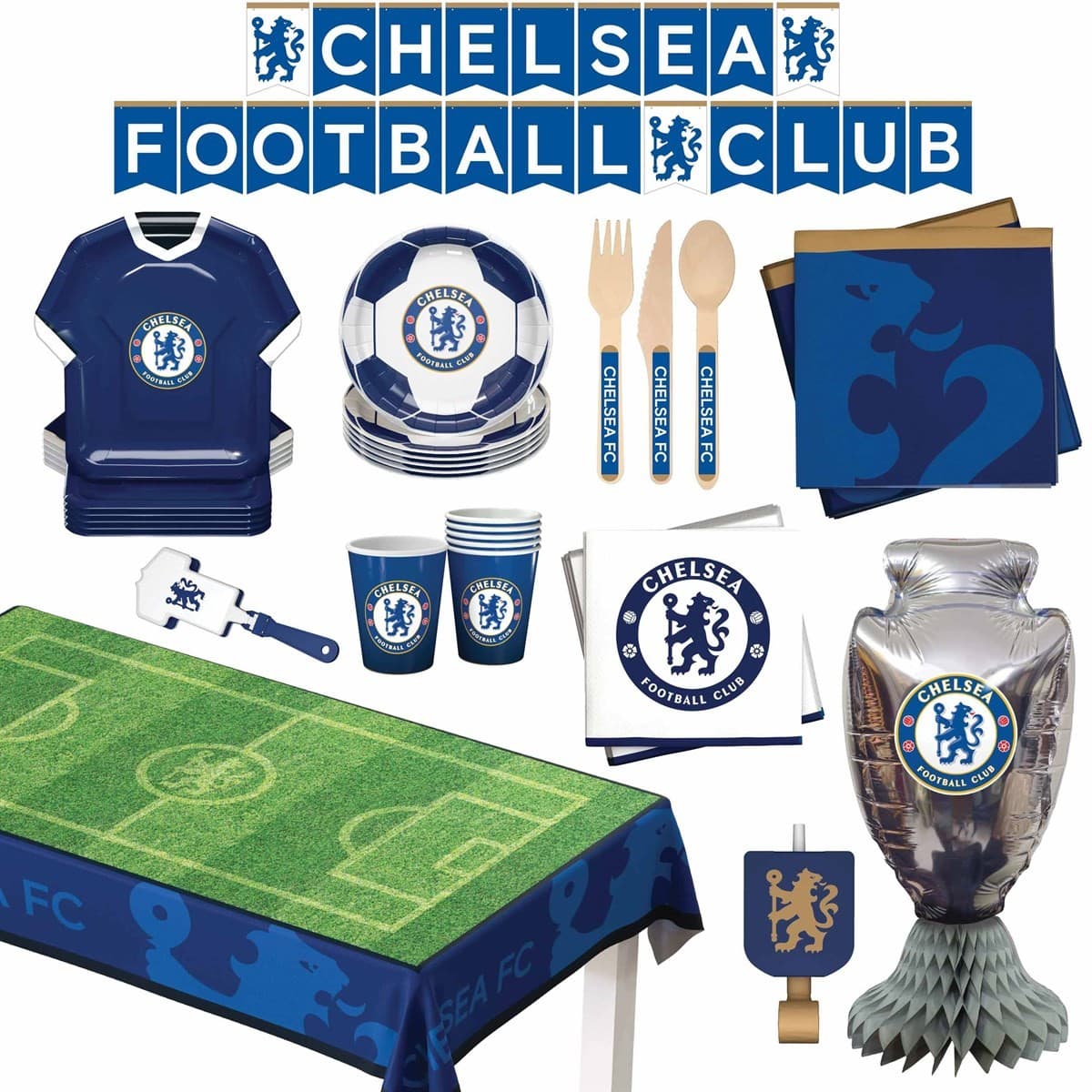 Chelsea FC All in One Party Box Set| Kitchen Accessories| Sports| Gift