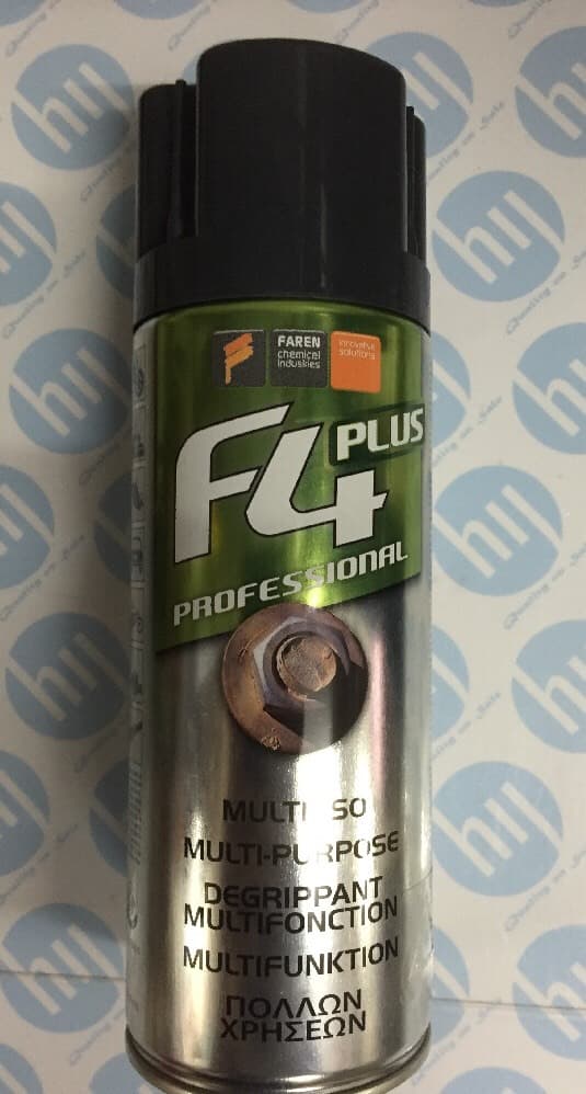 F4 PLUS PROFESSIONAL MULTI-PURPOSE LUBRICANT SPRAY 400ML