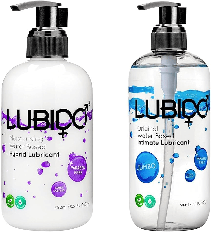 Lubido Hybrid Paraben Free Moisturising Creamy Gel Lube – 250Ml and Original Water