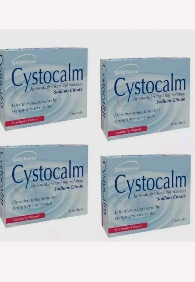 CYSTOCALM ORAL SOLUTION SODIUM CITRATE 24 sachets 4 x 6