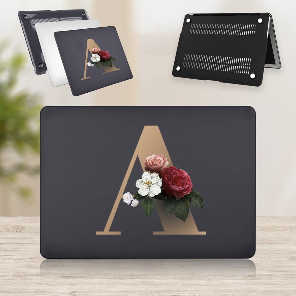 Initial Letters Shell Case Cover -For Apple MACBOOK Air 11\"/Air 13\"/Air 13.6\" UK