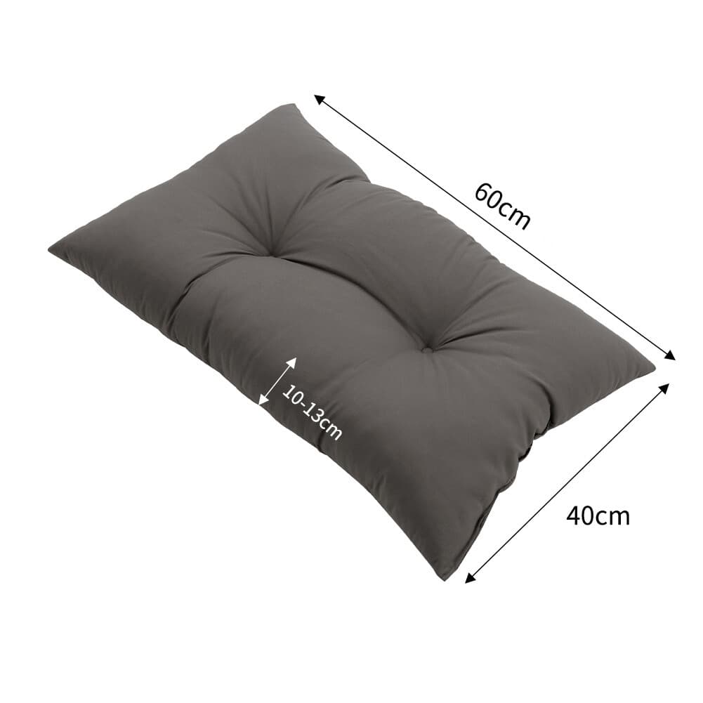 1/2 Seater Garden Patio Swing Bench Cushion Lounge Chair Back Seat Pad Pillow UK