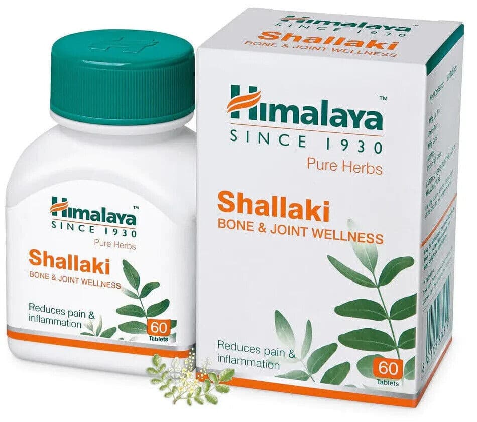 Himalaya SHALLAKI 60 Tabs | Indian frankincense | Boswellia serrata |Free Ship |