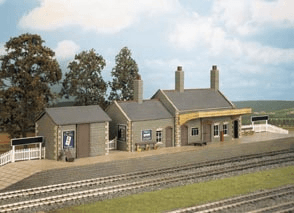 Wills CK17 Craftsmans Kits Country Station| Stone Plastic Kit OO Gauge