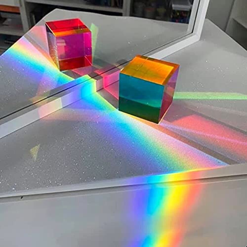 CMY Cubes Original 50mm - Subtractive Color Cube for STEAM Learning view 2