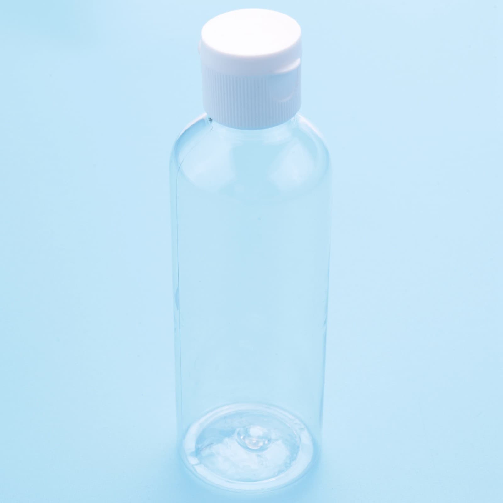 4 x 100ml Plastic Clear Flip Bottles Travel Shampoo Lotion  Container Z6K91420 view 2