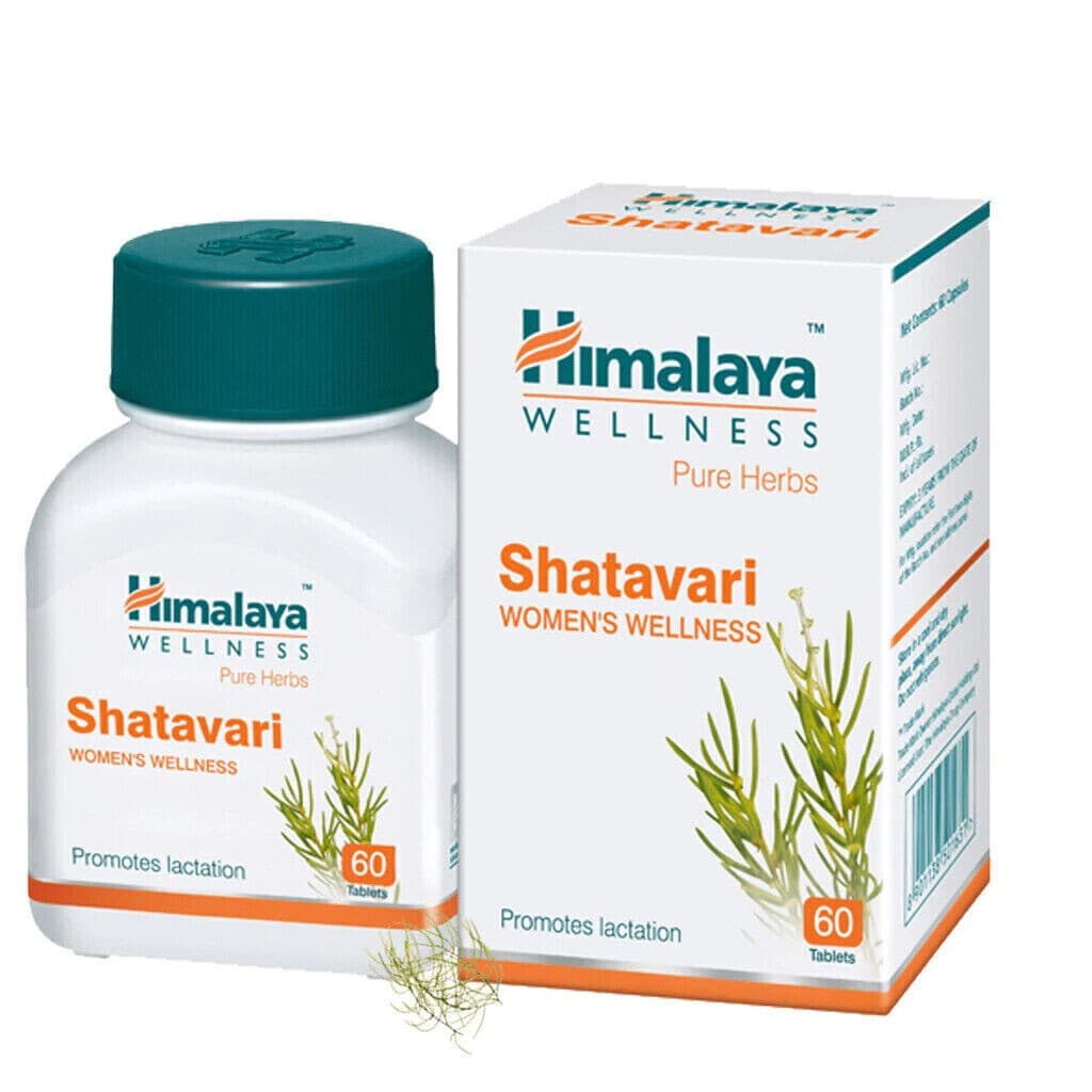 Shatavari Himalaya 1 BOX 60 TABLETS Women Period Support | Exp.2025 | Free Ship|
