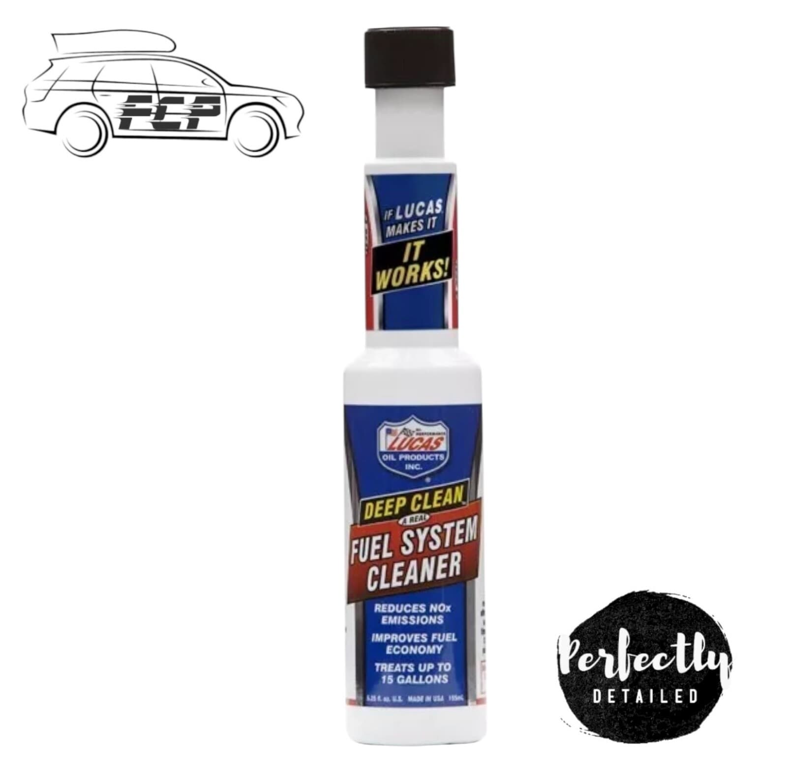 Lucas Deep Clean Fuel System Cleaner - Treats Up To 30 Gallons - 155ml