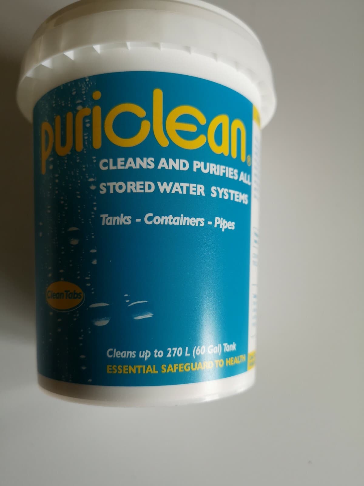 Puriclean 400g Water Purification Treatment Caravan Water System Cleaner 270L view 2