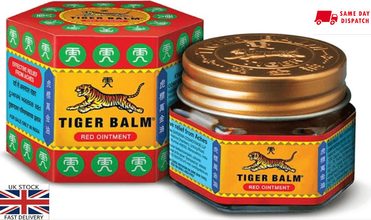 New Tiger Balm Red Ointment 21ml- Muscle and Joint (UK Seller) Made in India